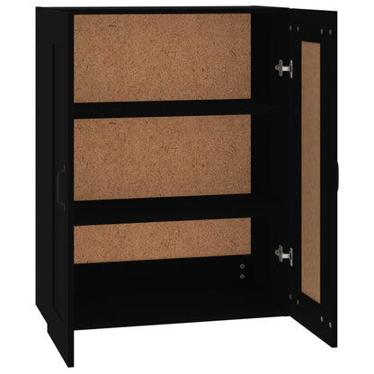 Armoire murale suspendue Noir 69,5x32,5x90 cm