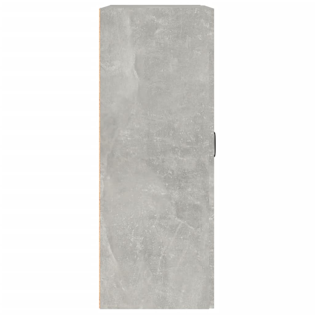 Armoire murale suspendue Gris béton 69,5x32,5x90 cm