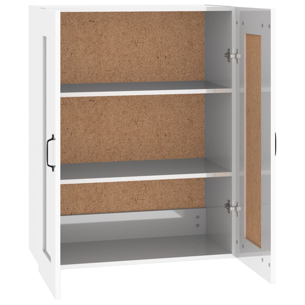 Armoire murale suspendue Blanc brillant 69,5x32,5x90 cm