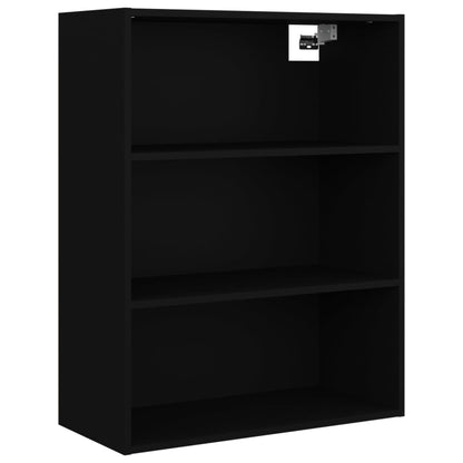 Armoire murale suspendue Noir 69,5x32,5x90 cm