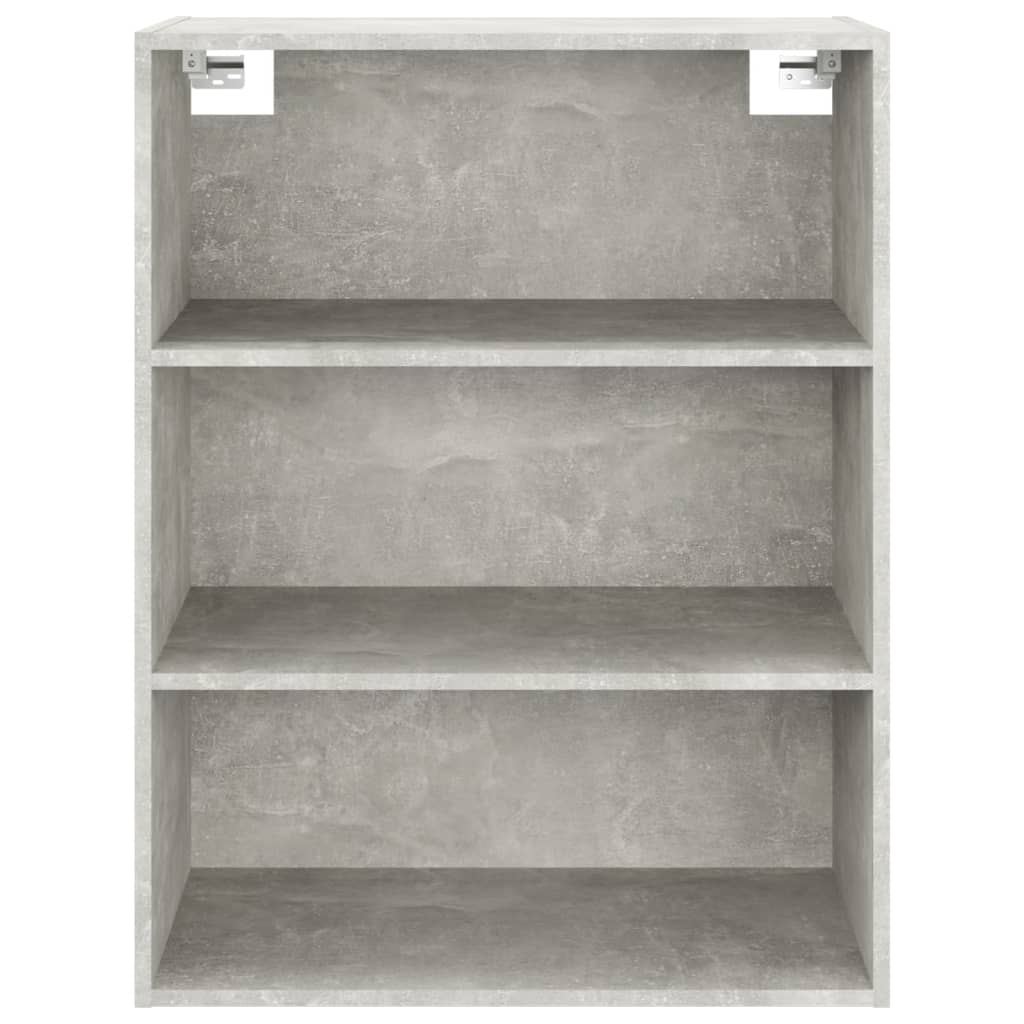 Armoire murale suspendue Gris béton 69,5x32,5x90 cm