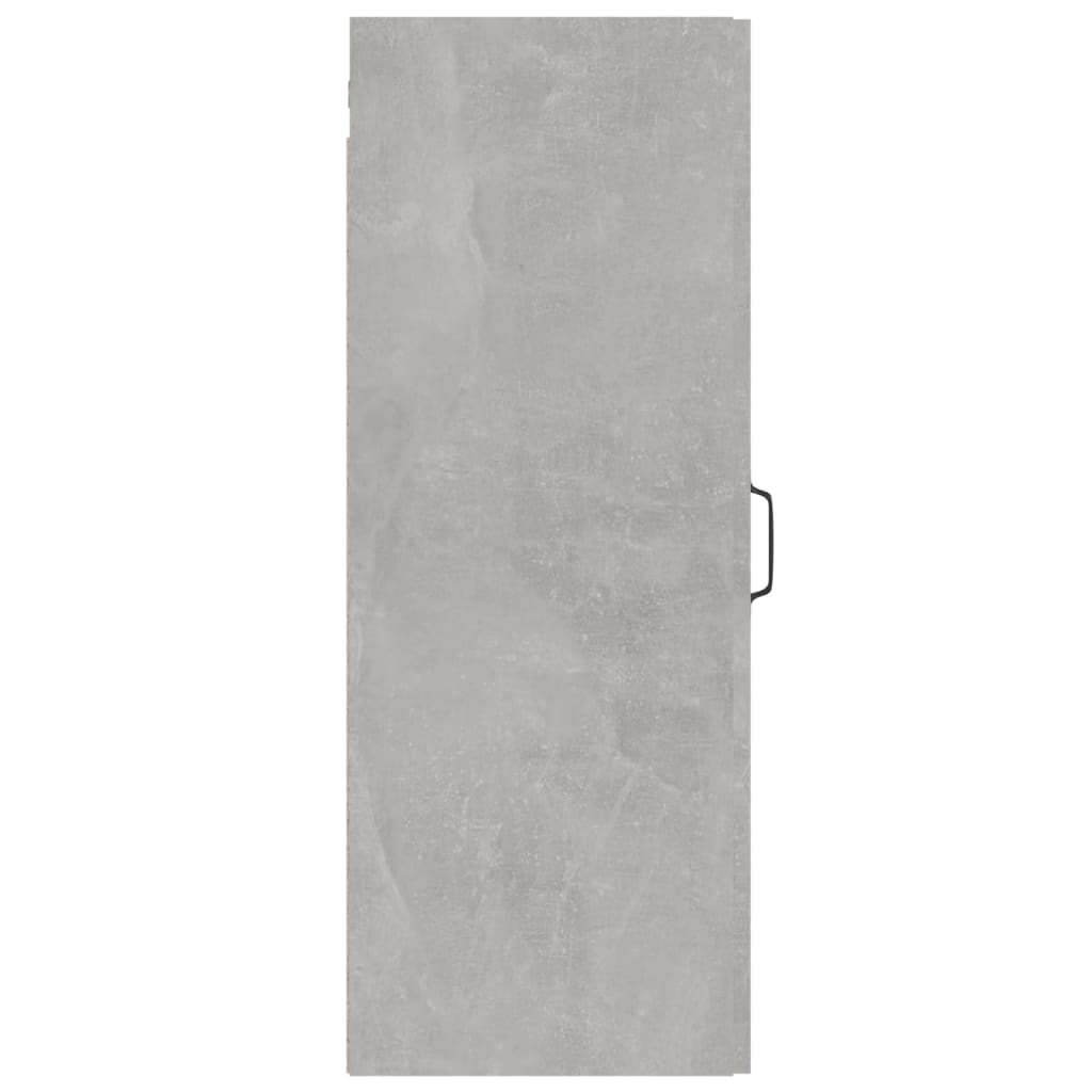 Armoire murale suspendue Gris béton 34,5x34x90 cm