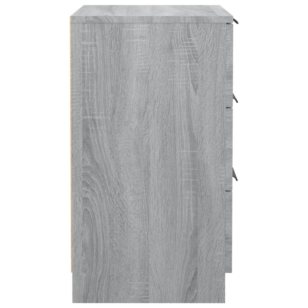 Table de chevet Sonoma gris 40x36x65 cm