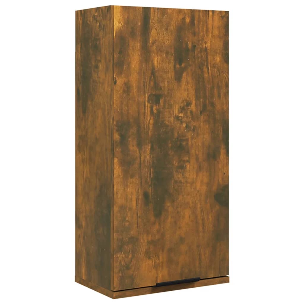 Armoire de salle de bain murale Chêne fumé 32x20x67 cm