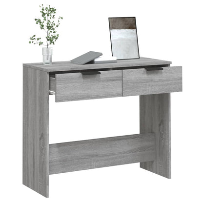 Table console Sonoma gris 90x36x75 cm Bois d'ingénierie