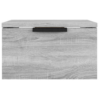 Table de chevet murale Sonoma gris 34x30x20 cm