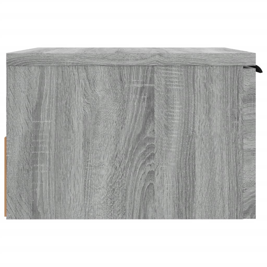 Table de chevet murale Sonoma gris 34x30x20 cm