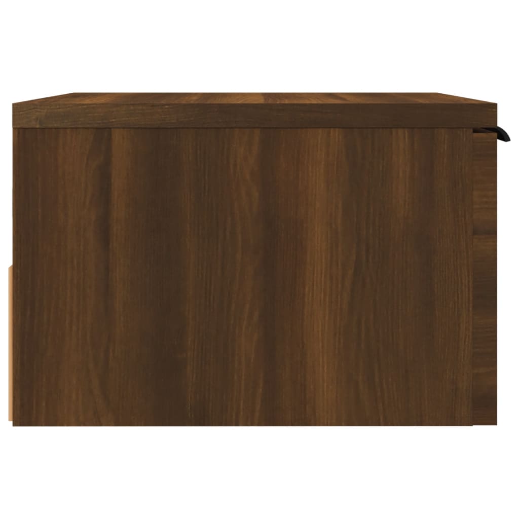 Tables de chevet murales 2 pcs Chêne marron 34x30x20 cm