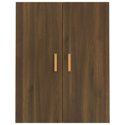 Armoire murale suspendue Chêne marron 69,5x34x90 cm