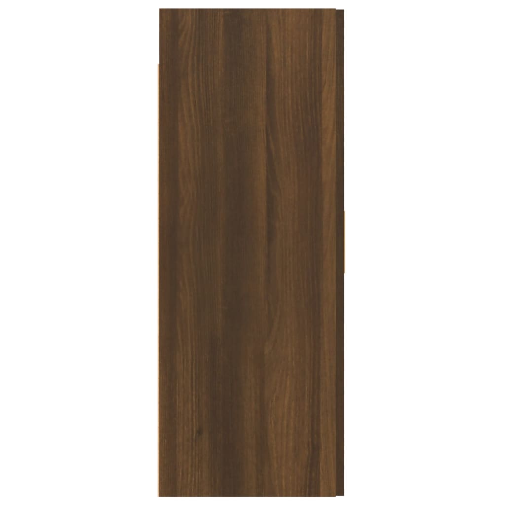 Armoire murale suspendue Chêne marron 69,5x34x90 cm