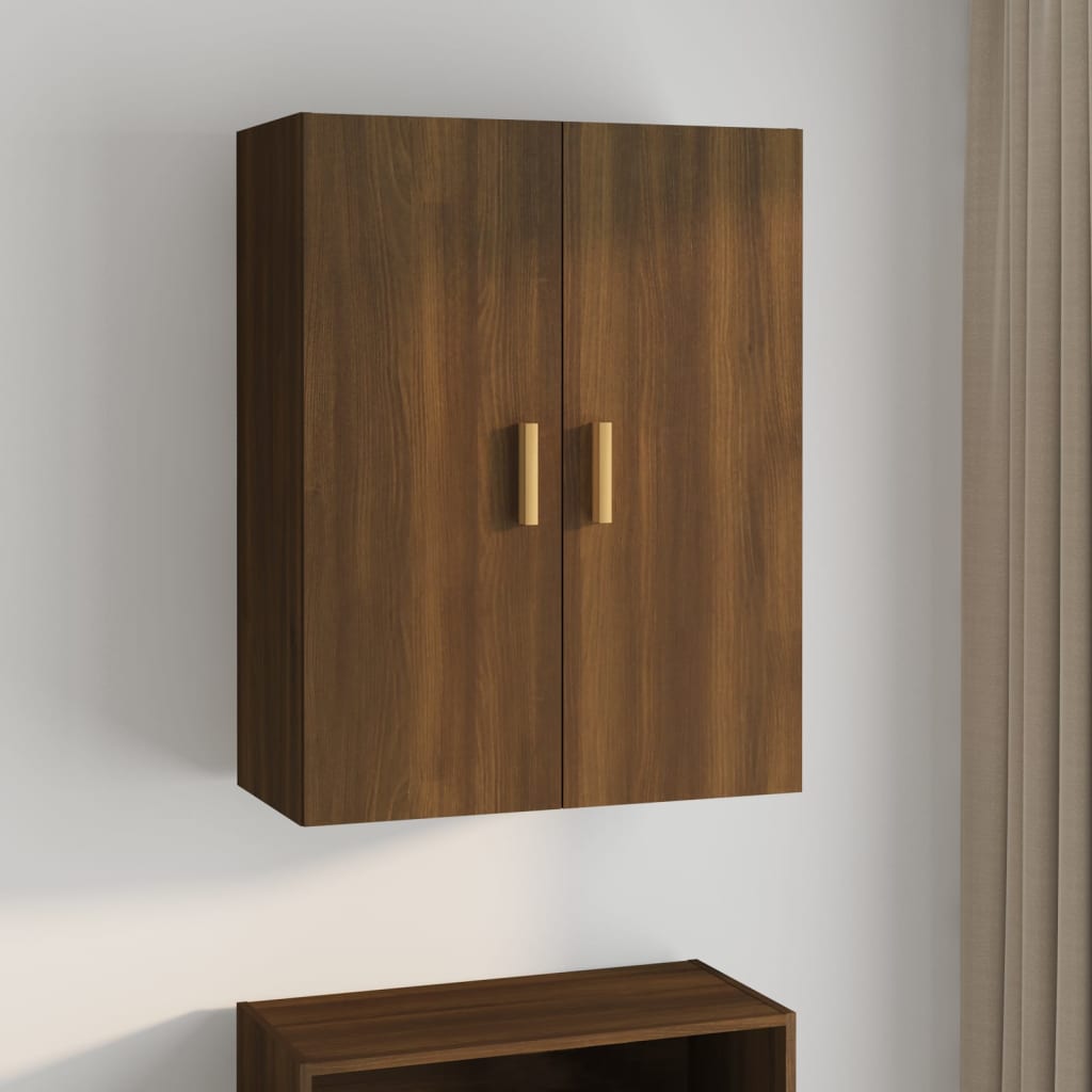 Armoire murale suspendue Chêne marron 69,5x34x90 cm