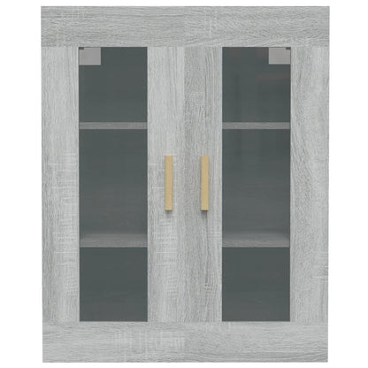 Armoire murale suspendue Sonoma gris 69,5x34x90 cm