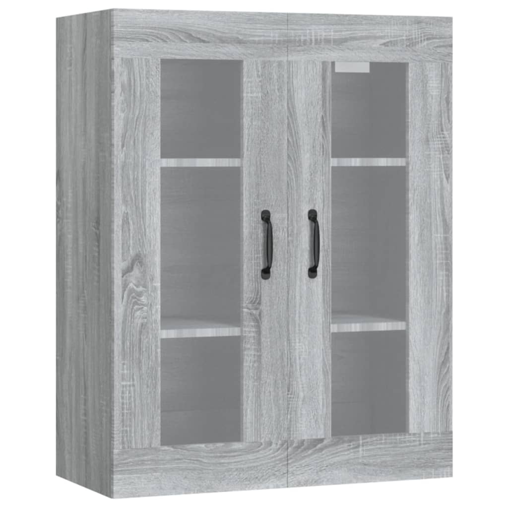 Armoire murale suspendue Sonoma gris 69,5x34x90 cm