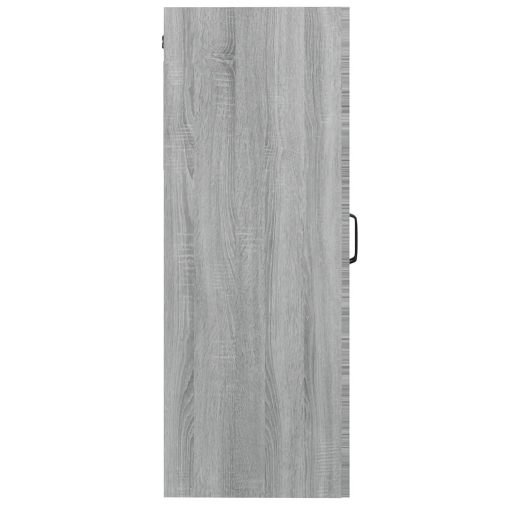 Armoire murale suspendue Sonoma gris 69,5x34x90 cm