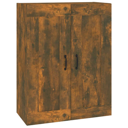 Armoire murale suspendue Chêne fumé 69,5x32,5x90 cm