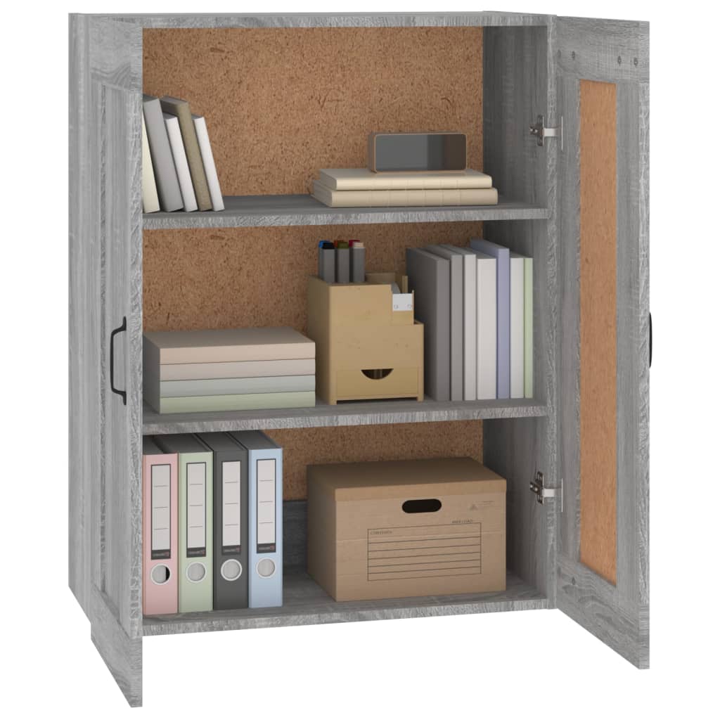 Armoire murale suspendue Sonoma gris 69,5x32,5x90 cm