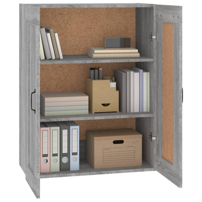 Armoire murale suspendue Sonoma gris 69,5x32,5x90 cm