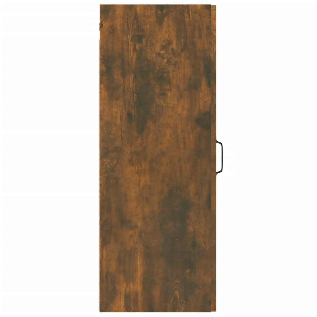 Armoire murale suspendue Chêne fumé 34,5x34x90 cm