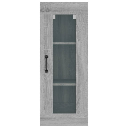 Armoire murale suspendue Sonoma gris 34,5x34x90 cm