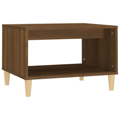 Table basse Chêne marron 60x50x40 cm Bois d'ingénierie