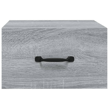 Tables de chevet murales 2 pcs Sonoma gris 35x35x20 cm