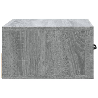 Tables de chevet murales 2 pcs Sonoma gris 35x35x20 cm