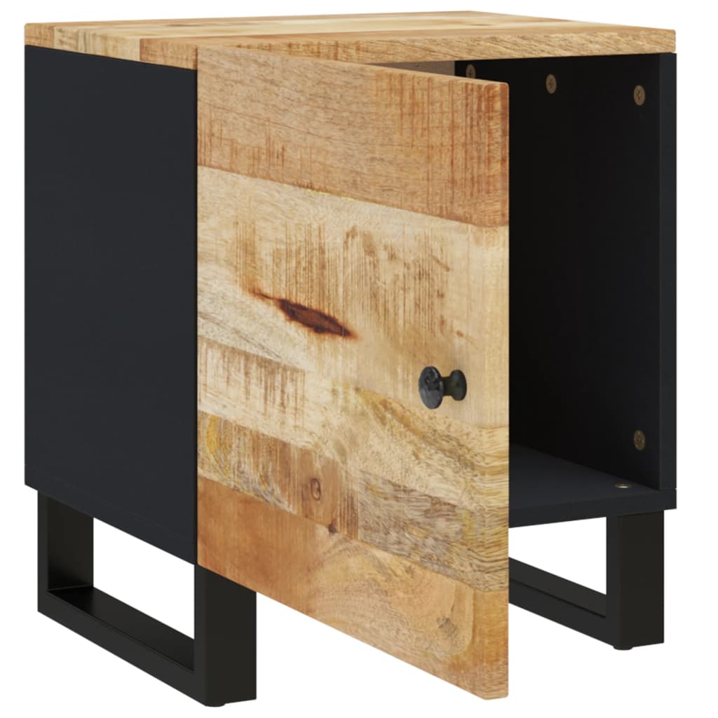 Table de chevet 40x33x46 cm Bois de manguier solide