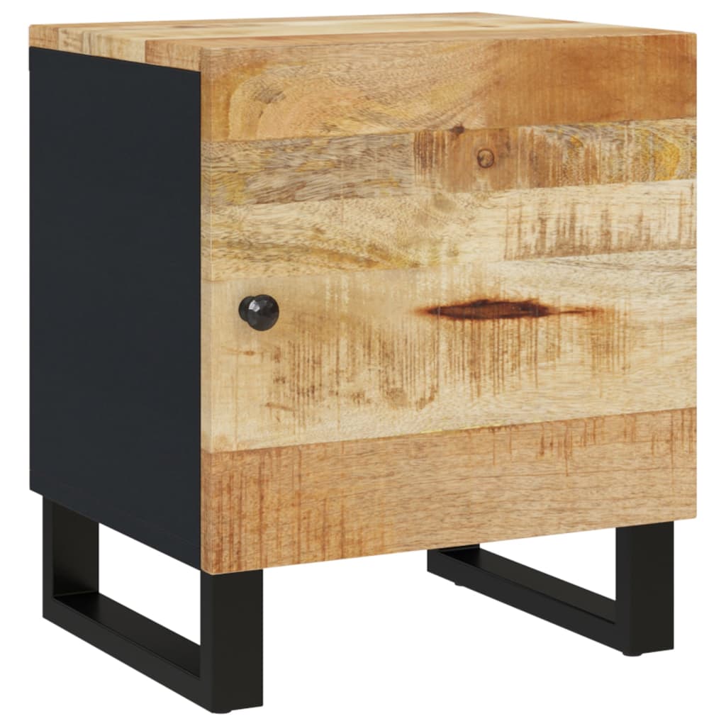 Table de chevet 40x33x46 cm Bois de manguier solide