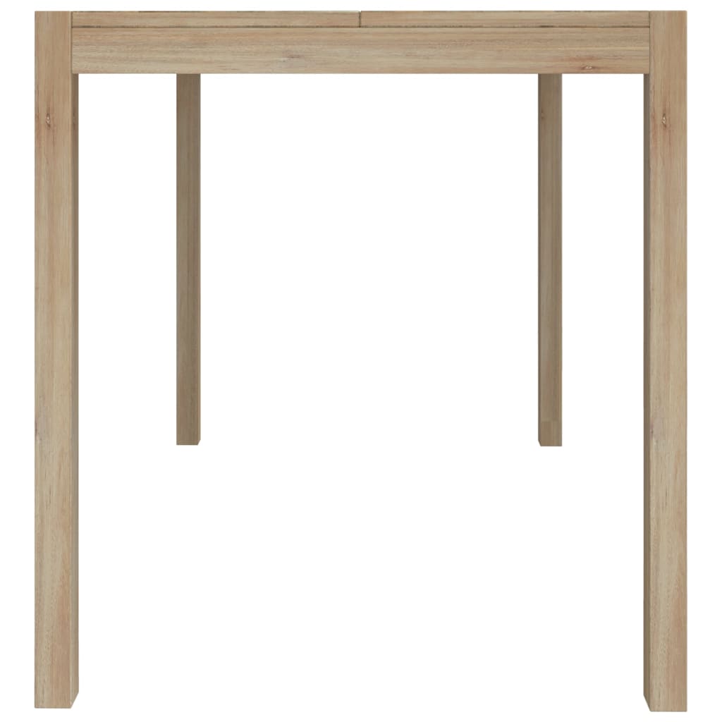 Table à manger 110x70x75 cm bois d'acacia solide