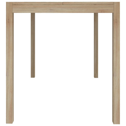 Table à manger 110x70x75 cm bois d'acacia solide