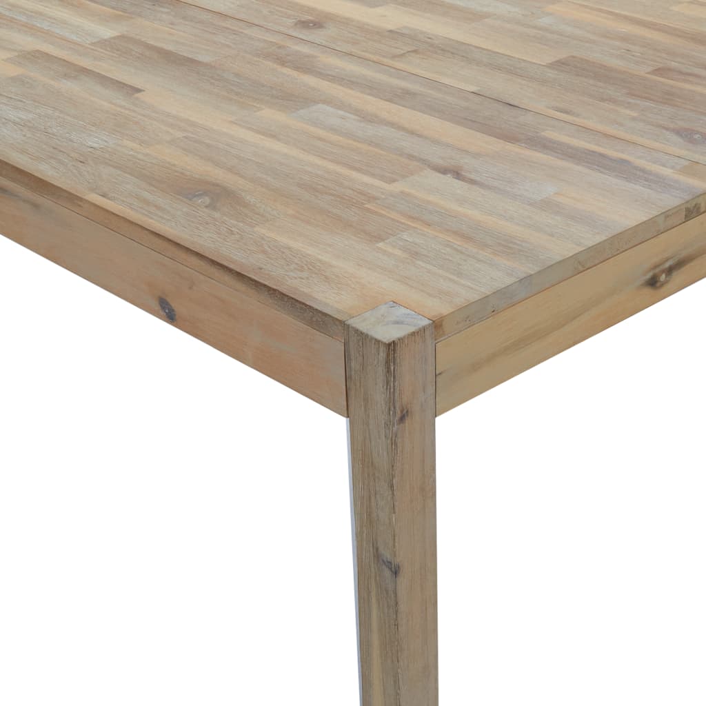 Table à manger 110x70x75 cm bois d'acacia solide