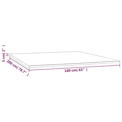 Sur-matelas 160x200x5 cm