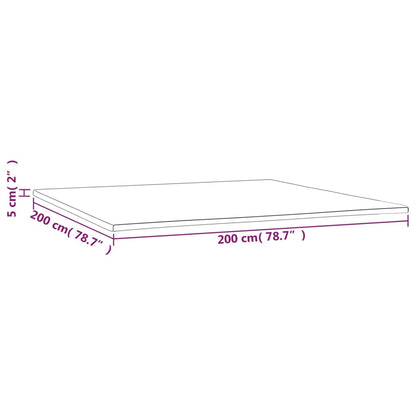 Sur-matelas 200x200x5 cm