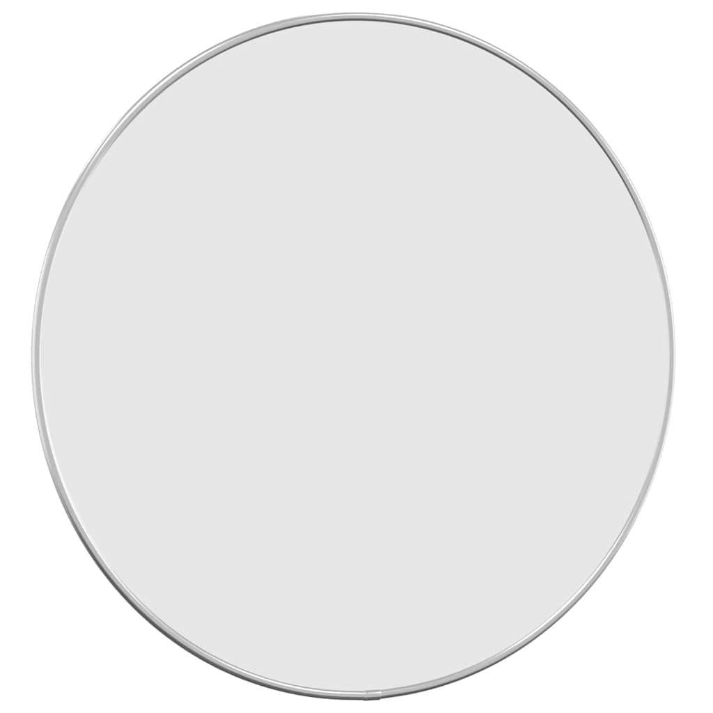 Miroir mural Argenté Ø 50 cm Rond