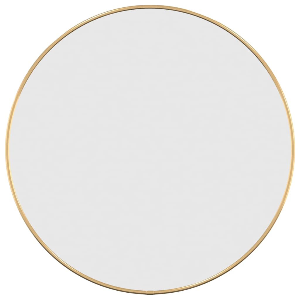 Miroir mural Doré Ø 50 cm Rond