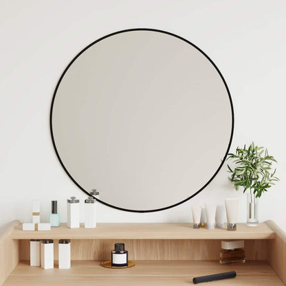 Miroir mural Noir Ø 60 cm Rond