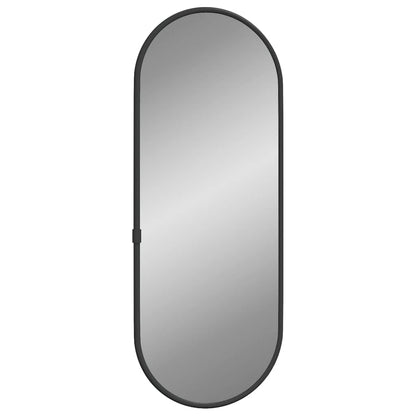 Miroir mural Noir 40x15 cm Ovale