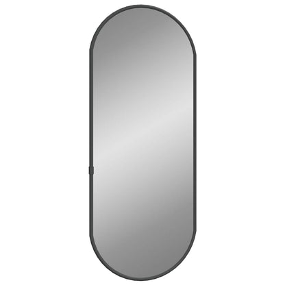 Miroir mural Noir 50x20 cm Ovale