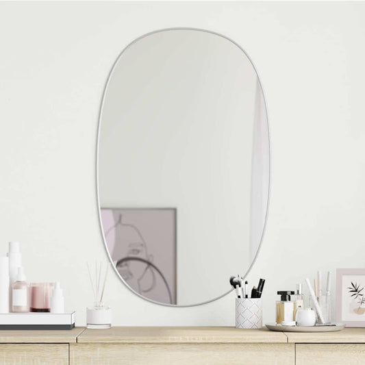 Miroir mural Argenté 70x45 cm