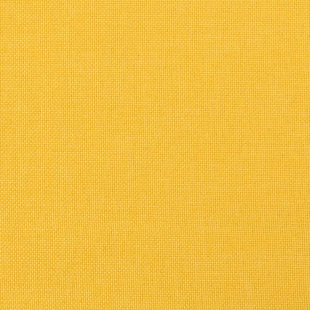 Coussins décoratifs lot de 2 Jaune clair 40x40 cm Tissu