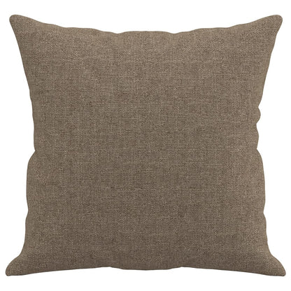 Coussins décoratifs lot de 2 Taupe 40x40 cm Tissu