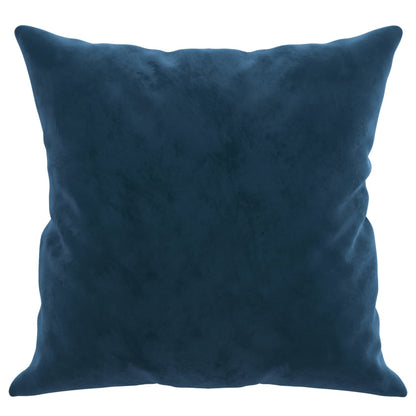 Coussins décoratifs lot de 2 Bleu 40x40 cm Velours