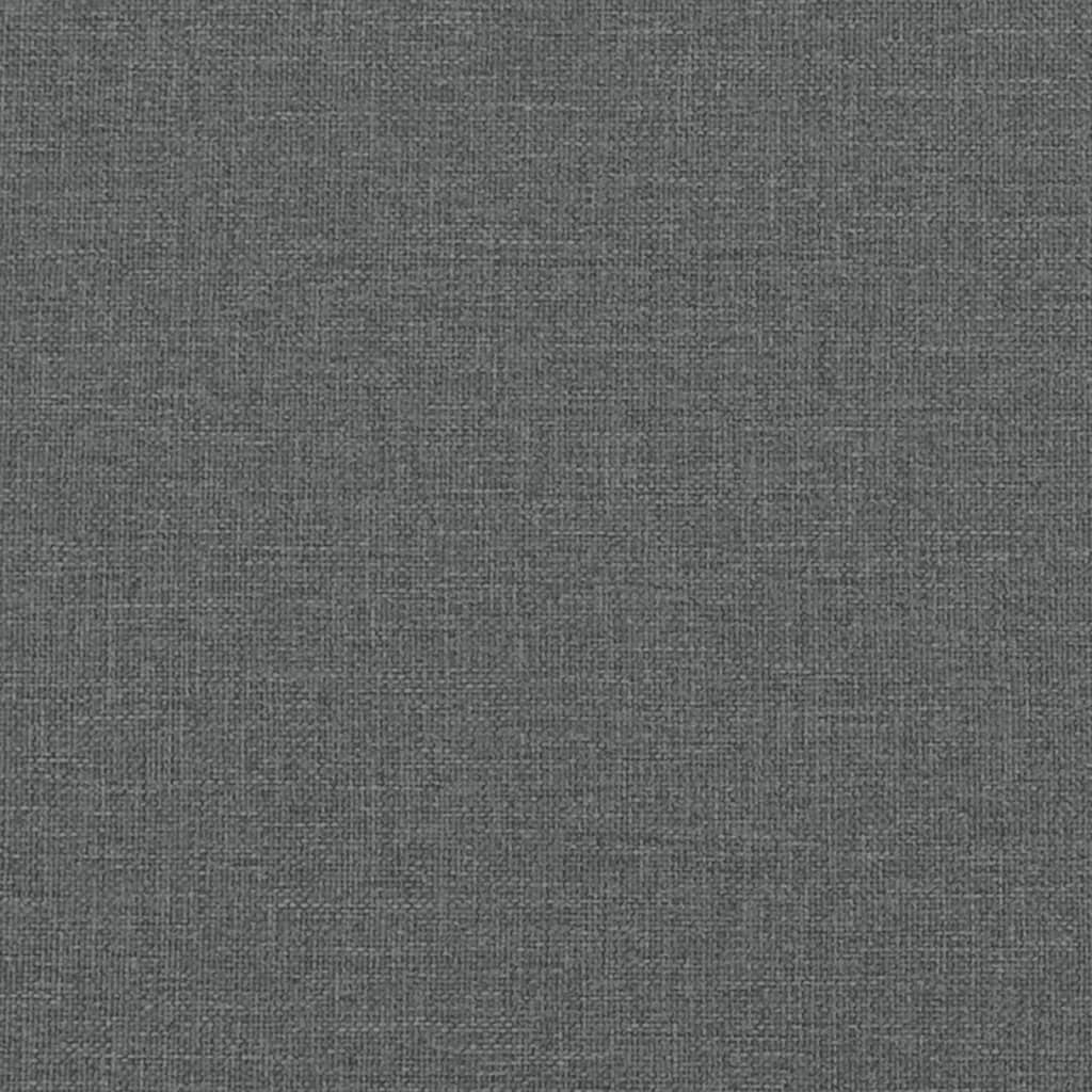 Coussins décoratifs lot de 2 Gris foncé Ø15x50 cm Tissu