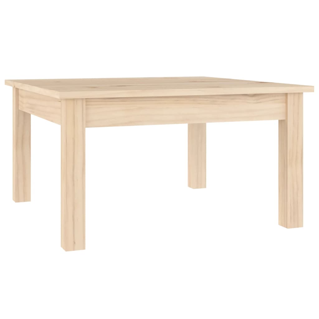 Table basse 55x55x30 cm Bois massif de pin