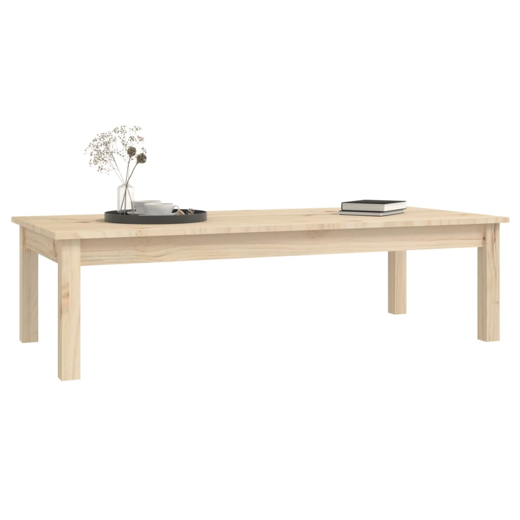 Table basse 110x50x30 cm Bois massif de pin