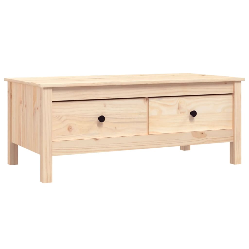 Table basse 100x50x40 cm Bois massif de pin