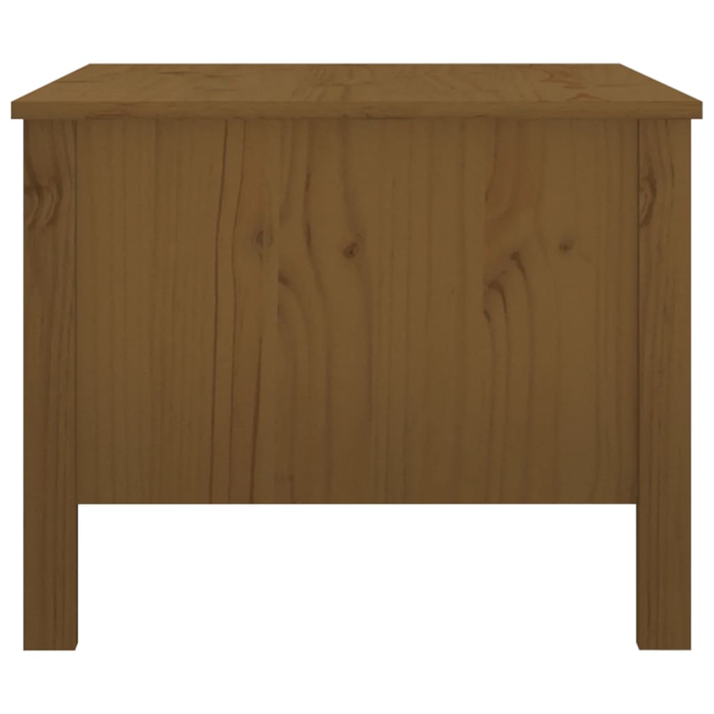 Table basse Marron miel 100x50x40 cm Bois massif de pin