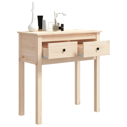 Table console 70x35x75 cm Bois massif de pin