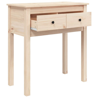 Table console 70x35x75 cm Bois massif de pin