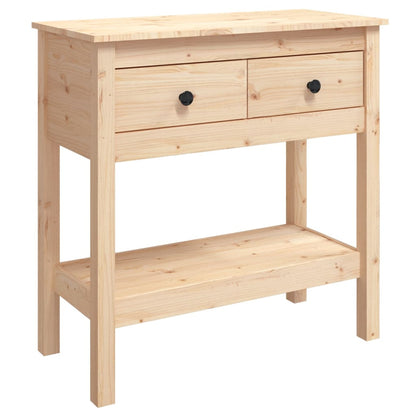 Table console 75x35x75 cm Bois massif de pin